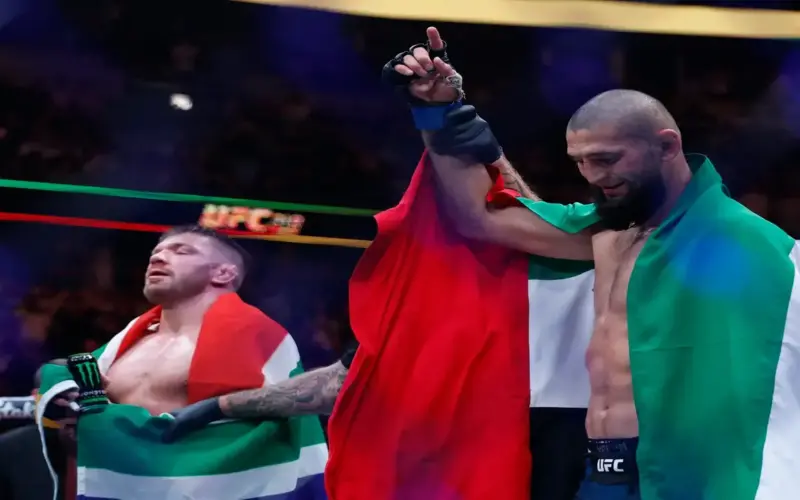“UFC 319”.. حمزة شيماييف يُتوَّج بطل العالم للوزن المتوسط